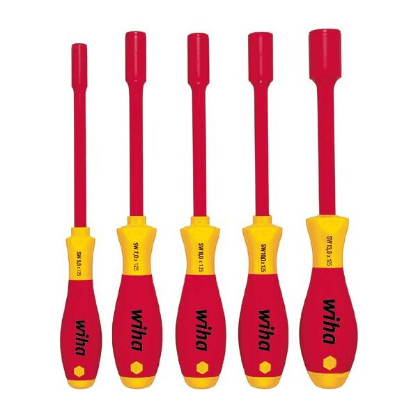 Wiha Zestaw wkrętaków SoftFinish electric płaski, Phillips 6-części (00833)