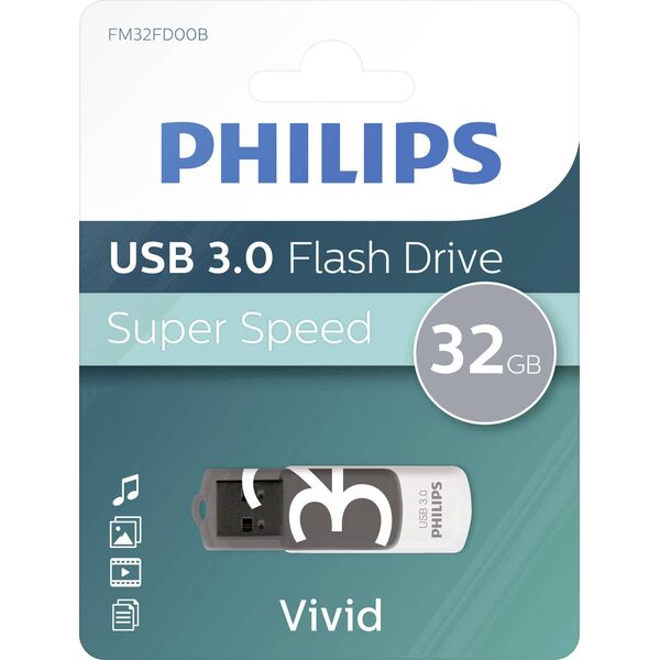 Pendrive Philips Vivid Edition 3.0, 32 GB  (FM32FD00B/10)