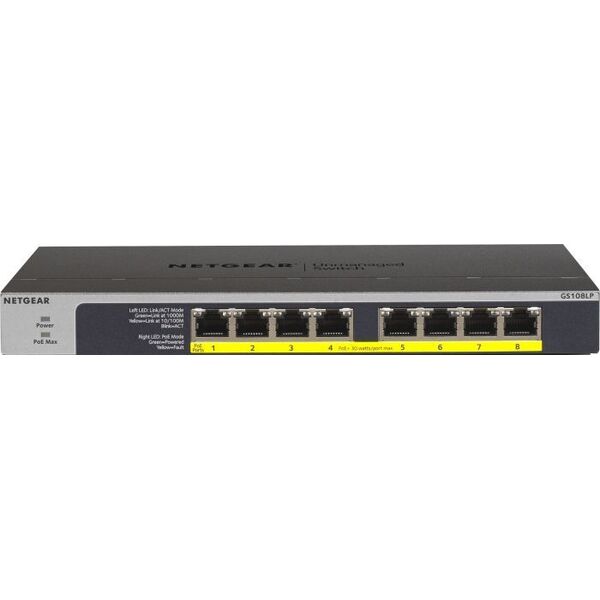 Switch NETGEAR GS108LP-100EUS