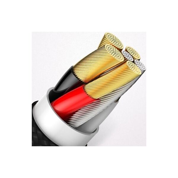 Kabel USB Baseus USB-A - USB-C 1 m Czarny (CATKLF-PG1)