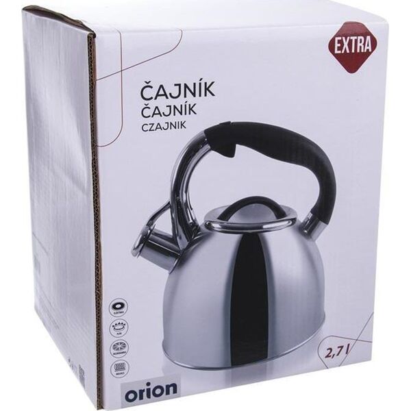Orion Czajnik stalowy z gwizdkiem indukcja 2,7L uniwersalny
