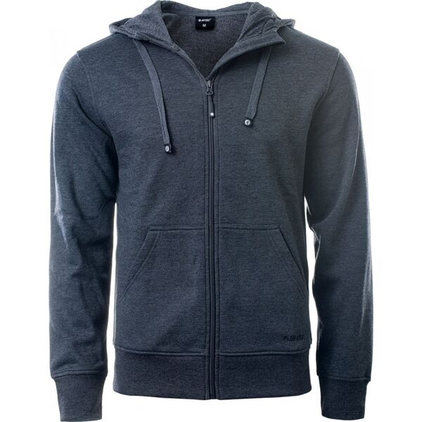 Hi-Tec Bluza męska Silian II Dark Grey Melange r. XXL
