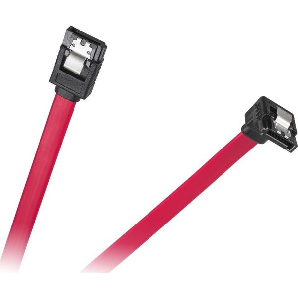 LechPol SATA - SATA, 0.5m, Czerwony (9333)