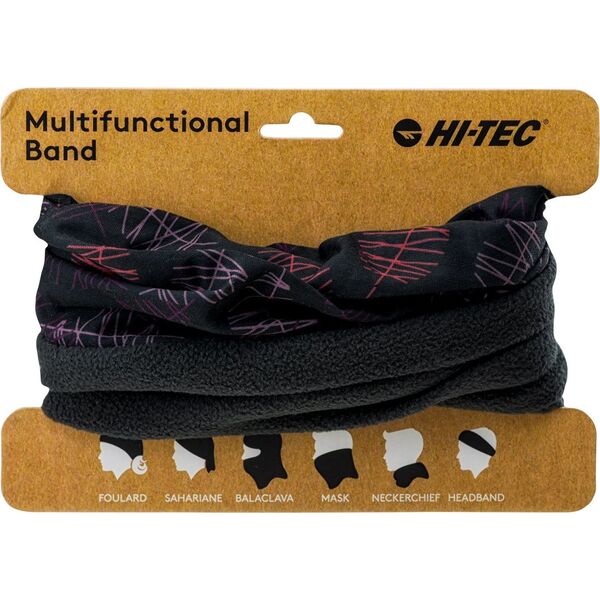 Hi-Tec Chusta wielofunkcyjna Rine Black/Neon Leaves