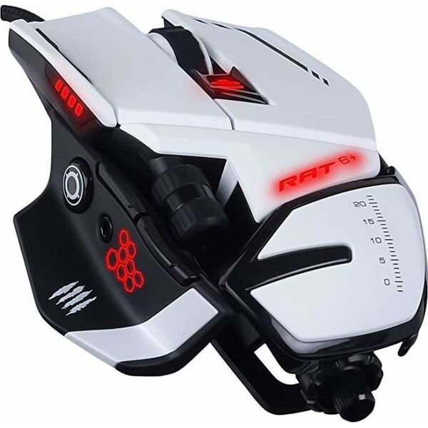 Mysz Mad Catz Mad Catz RAT 6+, Mouse (White)