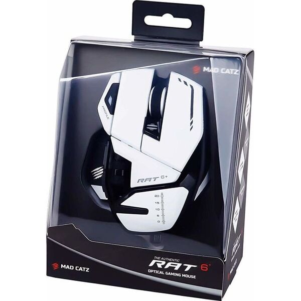 Mysz Mad Catz Mad Catz RAT 6+, Mouse (White)