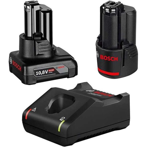 Bosch Zestaw ładowarka + 2 x akumulator (1600A01NC9)