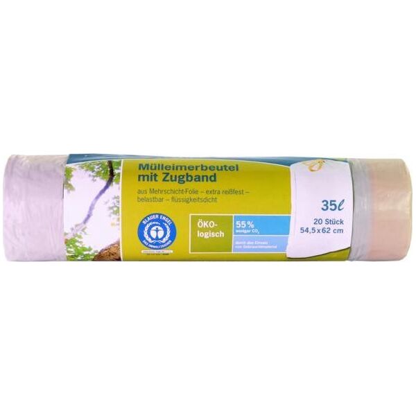 Secolan 1x20 Secolan Garbage Bags with drawstring 35 l white