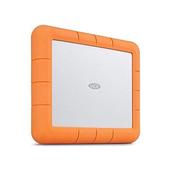 Dysk zewnętrzny HDD LaCie Rugged Raid 8TB Srebrno-pomarańczowy (STHT8000800)