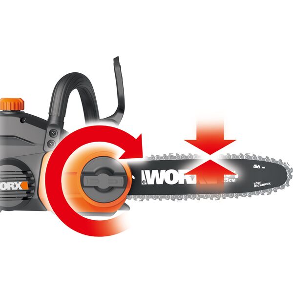 Piła łańcuchowa Worx WG322E.9 20 V 25 cm