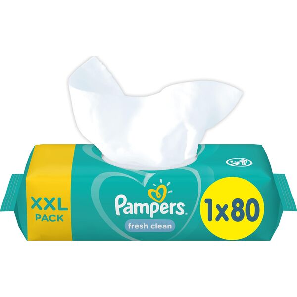 Pampers Chusteczki nawilżane FreshClean 4x80 szt.