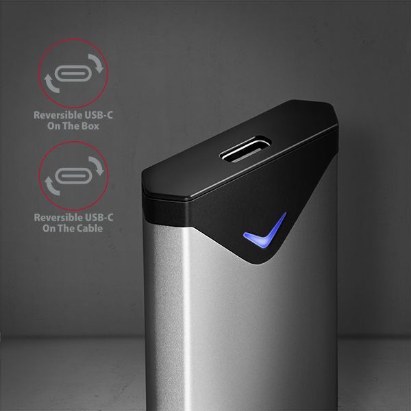 Kieszeń Axagon USB-C 3.2 Gen 2 - M.2 NVMe SSD (EEM2-UG2)