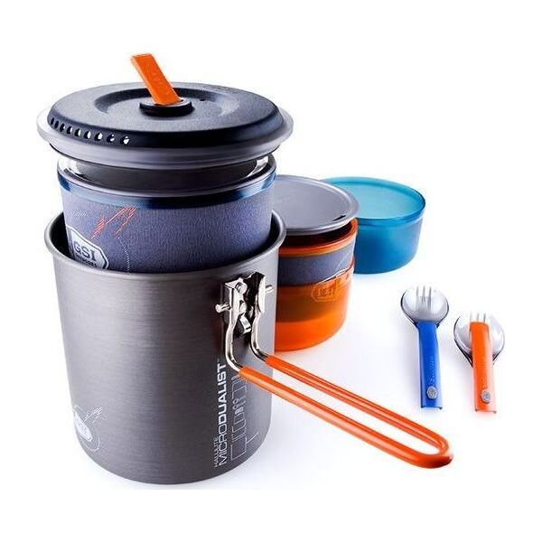 GSI Outdoors Zestaw naczyń turystycznych Halulite microdualist