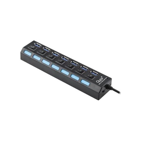 HUB USB Quer 7x USB-A 3.0 (KOM0941)