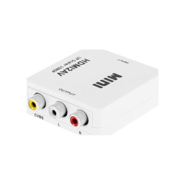 System przekazu sygnału AV Cabletech RCA (Cinch) x2 - HDMI biały (KOM0982)