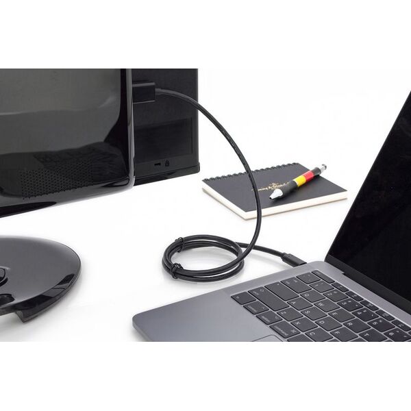 Kabel USB Digitus USB-C - HDMI 5 m Czarny (AK-300330-050-S)