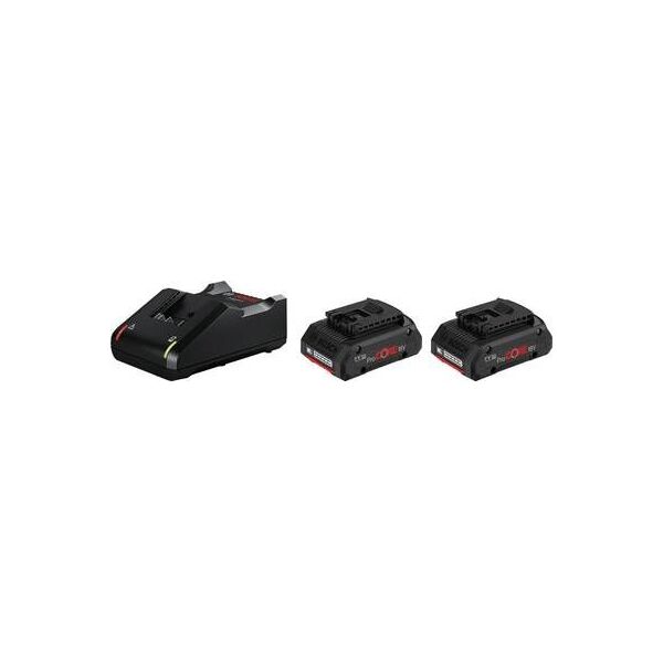Bosch ładowarka i akumulatory 2x ProCORE18V 4.0Ah + GAL 18V-40 (1600A01BA3)