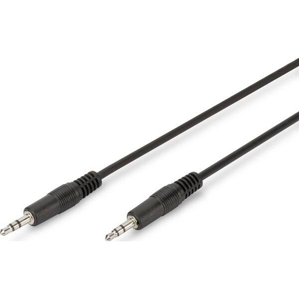Kabel Digitus Jack 3.5mm - Jack 3.5mm 1.5m czarny (AK-510100-015-S)