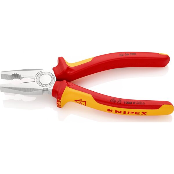 Knipex szczypce kombinerki uniwersalne izolowane (03 06 200)