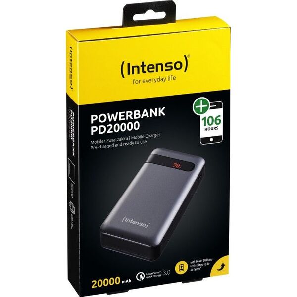 Powerbank Intenso PD20000 20000mAh Grafitowy