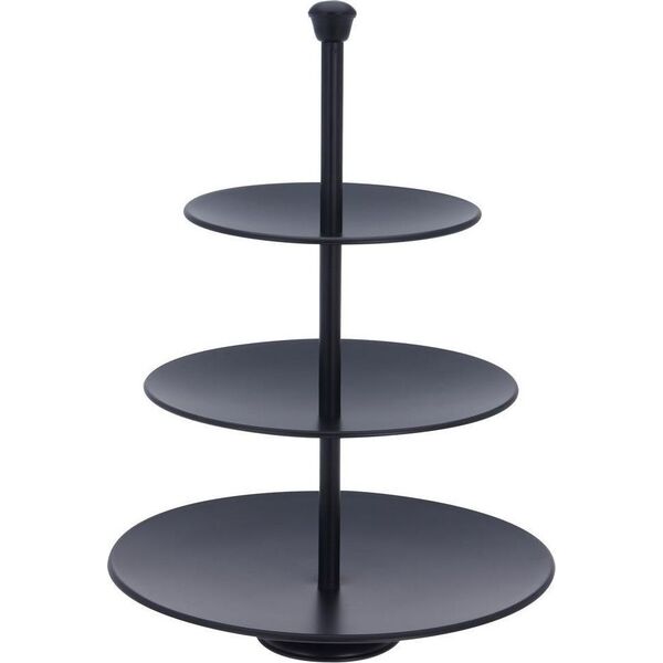 Excellent Houseware Patera 3-PIĘTROWA na ciastka ciasto owoce słodycze uniwersalny