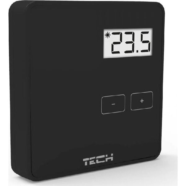 Tech Sterownik ST-294V1 pokojowy przewodowy dwustanowy czarny