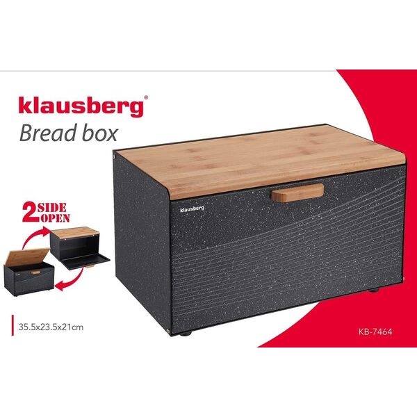 Chlebak Klausberg drewniano-stalowy  (KB-7464)