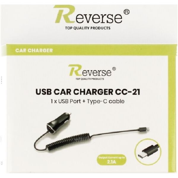 Ładowarka Revers CC-21 Jednoczęściowa 1x USB-A 2.1 A  (44110)