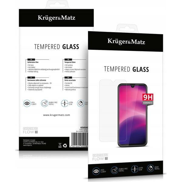Kruger&Matz OCHRONNE SZKŁO Hartowane do KRUGER MATZ FLOW 7
