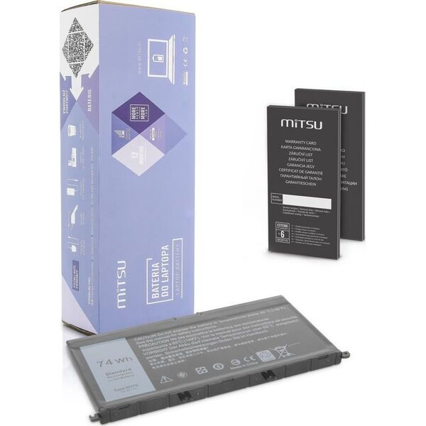 Bateria Mitsu Bateria Mitsu do notebooka Dell Inspiron 15 (7557), 15 (7559)