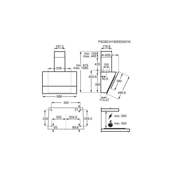 Okap Electrolux LFV616K