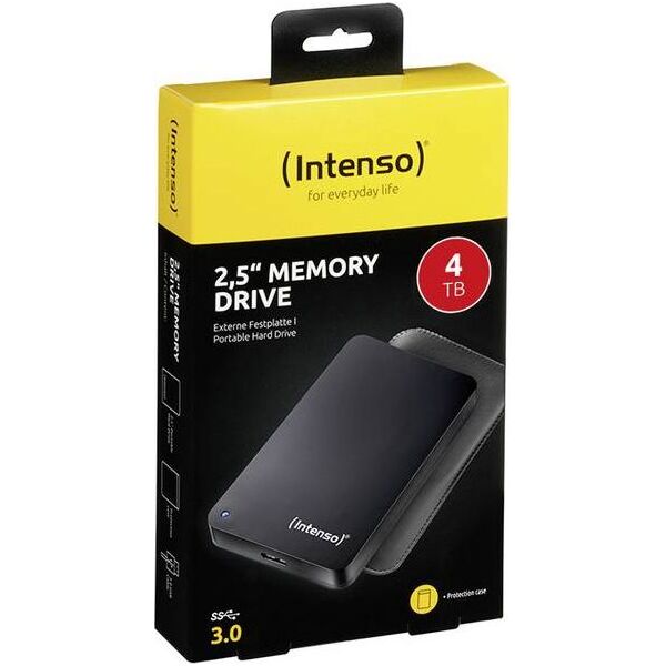 Dysk zewnętrzny HDD Intenso Memory Drive 4TB Czarny (6023512)