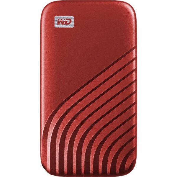 Dysk zewnętrzny SSD WD My Passport 500GB Czerwony (WDBAGF5000ARD-WESN)