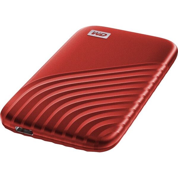 Dysk zewnętrzny SSD WD My Passport 500GB Czerwony (WDBAGF5000ARD-WESN)