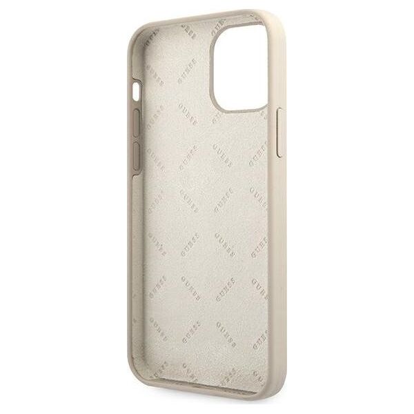 Guess Etui Guess GUHCP12LLSVSGP Apple iPhone 12 Pro Max szaro różowy/grey pink hardcase Silicone Vintage