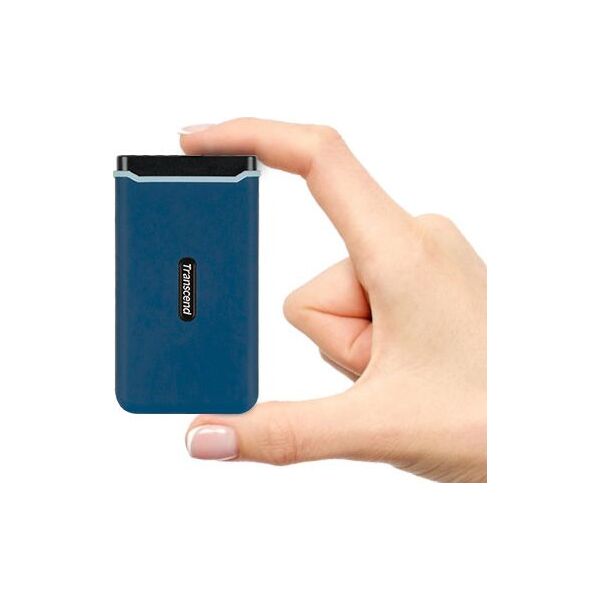 Dysk zewnętrzny SSD Transcend ESD370C 250GB Niebieski (TS250GESD370C)