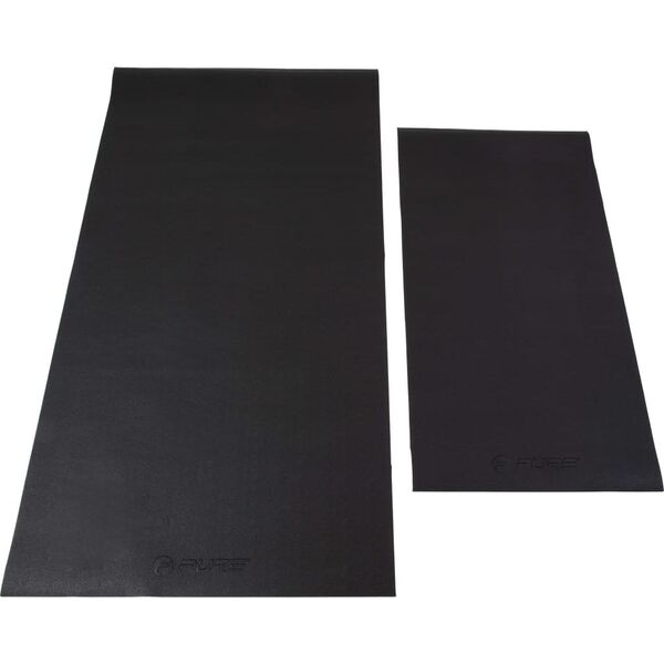 Pure2Improve Mata ochronna 140 cm x 70 cm x 0.6 cm czarna