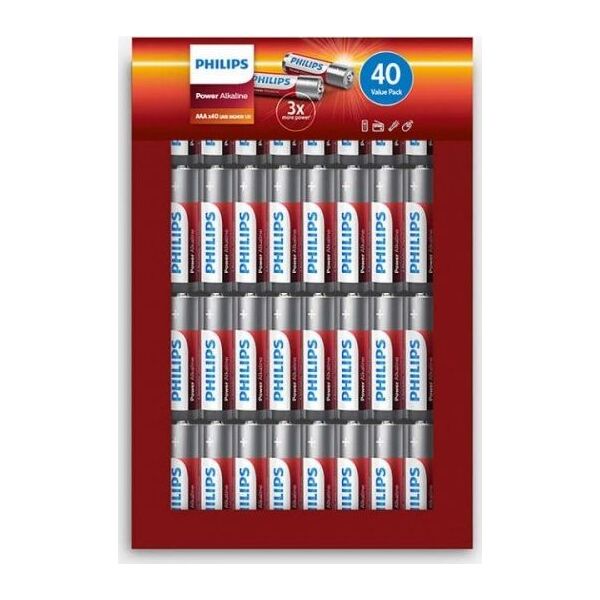 Philips Bateria AAA / R03 40 szt.