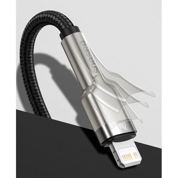 Kabel USB Baseus USB-C - Lightning 2 m Fioletowy (baseus_20210315153755)