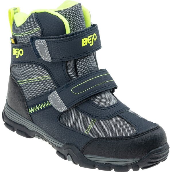 Bejo OBUWIE CLASSIC BATHURSTI JR BLACK/MID GREY/LIME 35