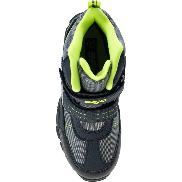 Bejo OBUWIE CLASSIC BATHURSTI JR BLACK/MID GREY/LIME 34