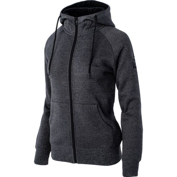 Elbrus BLUZA CHIANO WO'S DARK GREY MELANGE/BLACK S