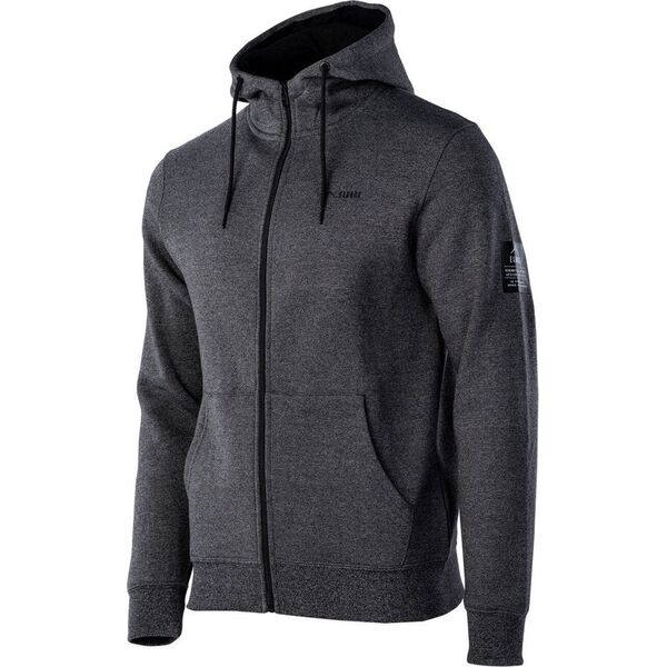 Elbrus BLUZA CHIANO DARK GREY MELANGE/BLACK XL