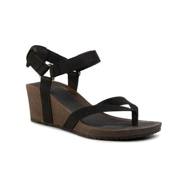 Teva W'S Mahonia Wedge Thong, BLK, 36 (us 5)| uk 3