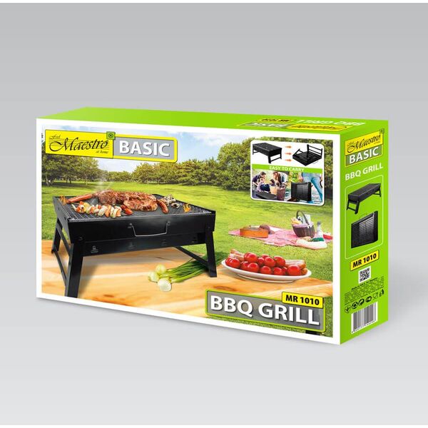 Maestro MR 1010 Grill walizkowy węglowy 29 cm x 43 cm