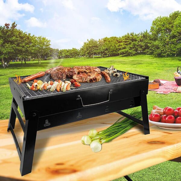 Maestro MR 1010 Grill walizkowy węglowy 29 cm x 43 cm