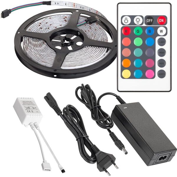 Taśma LED Rebel 60szt./m 14.4W/m 12V RGB multikolor (LED0175-2)