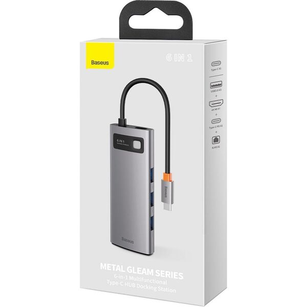 Stacja/replikator Baseus USB-C (CAHUB-CW0G)