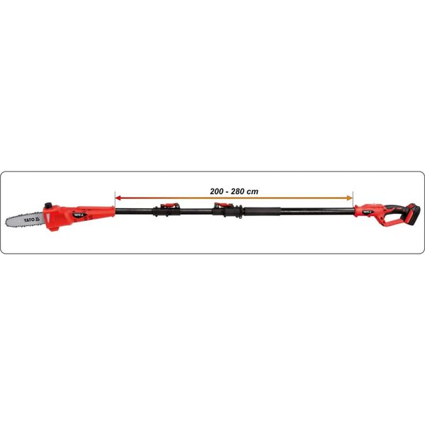 Piła łańcuchowa Yato YT-82836 18 V 20 cm
