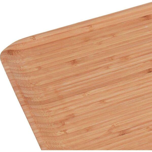 Excellent Houseware Talerz drewniany BAMBUSOWY prostokątny taca patera 44x25 cm